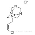 3,5,7-Triaza-1-azoniatricyclo [3.3.1.13,7] décane, 1 - [(2Z) -3-chloro-2-propène-1-yl] -, chlorure CAS 51229-78-8